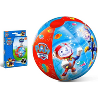 Large inflatable beach ball with Paw Patrol MONDO motif