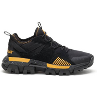 Cat Caterpillar Raider Sport Men's Suede Sneakers Black/Yellow (P724513)