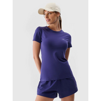 Women's cotton slim T-shirt 4F 4FWMM00TTSHF2255-31S