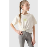 Girls' printed top 4F 4FJWSS25TTSHF1872-11S