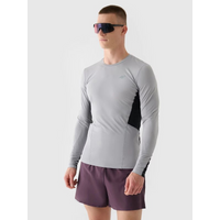 Men's quick-drying running longsleeve 4F 4FWAW24TFLOM252-27S