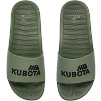 Kubota Basic Pool Flip-Flops Men's Khaki KKBB-SS22-10-18