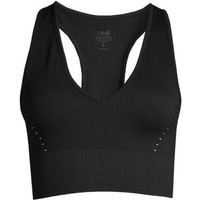 CASALL Seamless Femme V-neck Training Top black