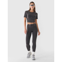 Women's knitted leggings 4F 4FRAW24TTIGF250-20S