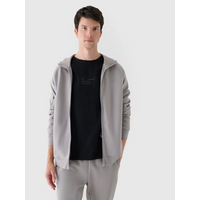 Men's zip-up hooded sweatshirt 4F 4FRAW24TSWSM1820-27S