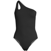 CASALL One Shoulder Swimsuit Black