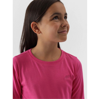 Longsleeve regular smooth girls 4F Junior 4FJWMM00TLONF318-55S