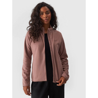Regular women's fleece with stand-up collar 4F 4FWMM00TFLEF294-83S