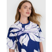 Women's oversize printed T-shirt 4F 4FRSS25TTSHF2692-91A