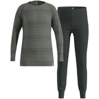 Thermal underwear - Odlo Set long ACTIVE WARM SET size 92cm Blue-gray