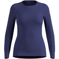 Odlo BL TOP crew neck s/s ACTIVE WARM long sleeve thermal underwear size M Blue