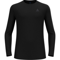 ODLO Men's Merino 160 BL Top Crew Neck L/S Size M Black