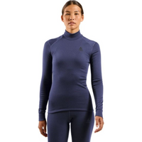 Odlo BL TOP turtle neck l/s ACTIVE WARM long sleeve thermal underwear size M Blue