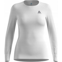 Odlo BL TOP crew neck l/s ACTIVE WARM ECO women's t-shirt size M White