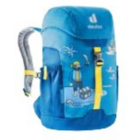 Deuter Schmusebär backpack Hiking backpack Blue, Yellow Polyethylene Sulfone (PES)