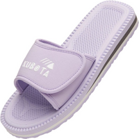Kubota Velcro Classic Flip Flops Pastel Purple K25SS-100-001-10-1
