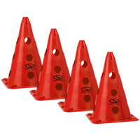 Set of 4 training cones - 30 cm red / PT4-13H-R