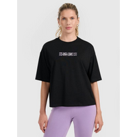 Women's oversize printed T-shirt 4F 4FRAW25TTSHF3186-20S