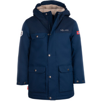 Trollkids Kids Gudvangen Jacket waterproof insulated jacket for children navy blue (354-142)