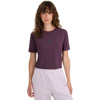 Women's T-shirt 4F F2971 dark purple 4FWAW25TTSHF2971 50S