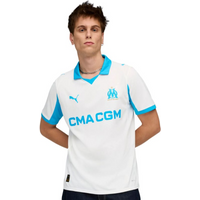 Men's Puma Olympique Marseille Home Jersey Replica white 779801 01