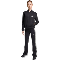 adidas Junior Girls Glam Tracksuit Black JL7474