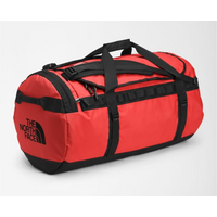The North Face Base Camp Duffel L Sports Bag 95L Polyester Black, Red