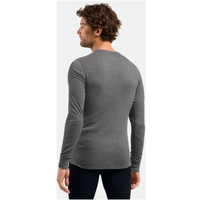 Odlo BL TOP crew neck s/s ACTIVE WARM long sleeve thermal underwear size M Dark Gray