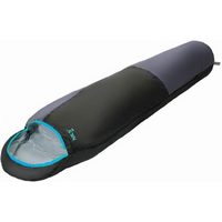NILS CAMP NC1705 Ultra Light Sleeping Bag Black and Mint