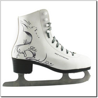 Nils Extreme Figure Skates white size 40 NF496S