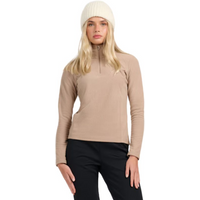 Women's fleece sweatshirt 4F F069 light brown 4FWAW25UFLEF069 82S