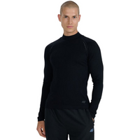 Men's longsleeve t-shirt 4F M417 deep black 4FWAW25TFLOM417 20S