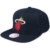 Mitchell & Ness NBA Miami Heat Top Spot Snapback Hwc Heat Cap HHSS2976-MHEYYPPPBLCK