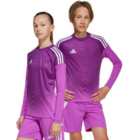 adidas Tiro 25 Competition purple kids' goalkeeper jersey JJ1934
