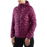 Viking Aspen Lady women's hooded down jacket, purple, insulated (750/23/8818/46)