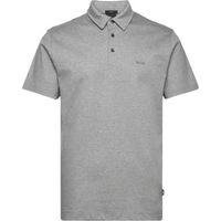 BOSS Palosh 30 Silver Slim Fit Men's Polo Shirt Gray (50471335-041)