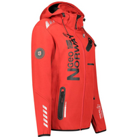 Geographical Norway Reine Red/Black LADY 007 Women's Hooded Softshell Jacket (WU8187F/GNO-RED-BLACK)/WU8088