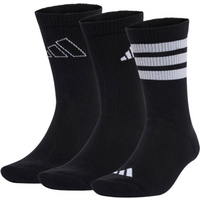 adidas Logo 3 Pairs Socks Black JI6315