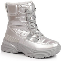 Potocki W WOL117B metallic lace-up snow boots