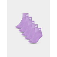 Casual ankle socks (5-pack) for children 4F 4FJWMM00USOCU295-92S