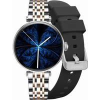 Smartwatch Gravity Silver Rose Gold Black 2 Straps GT26-5
