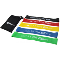 Fitness Crosfit mini Band 5in1 EB FIT 1028842 exercise band set