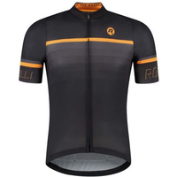 Rogelli HERO II T-shirt Black and Orange 2XL