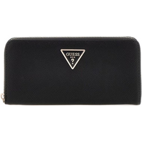 GUESS WOMEN'S WALLET BLACK WITH TRIANGULAR LOGO LAUREL II