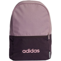 adidas Kids Classic Backpack Pink and Burgundy HN1616