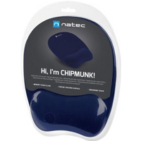 NATEC CHIPMUNK MOUSE PAD NAVY BLUE 230X200MM MEMORY FOAM