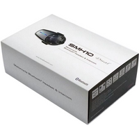 Sena SMH10D-10 Bluetooth 3.0 900M Motorcycle Intercom with Headband Microphone, 2-Helmet Set