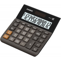 Casio MH-12BK-S Desktop Calculator, 12-digit, 127x136.5mm, black