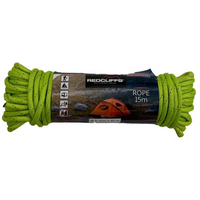 REFLECTIVE TRAVEL ROPE 15M GREEN REDCLIFFS