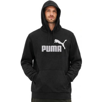 Puma men's black fashionable cotton kangaroo sports hoodie